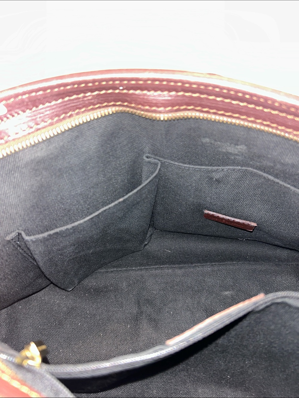 Burberry Tote Bag with Brown Trim - Picture 8 of 16